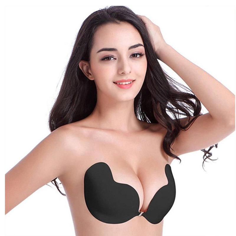 TBNDVDS Bra Kit, Womens Deep Push-up Frontless Bra Kit, Frontless Bra  Push-Up Provide Cleavage & Support for Necklines Sticky Invisible Bra at   Women's Clothing store